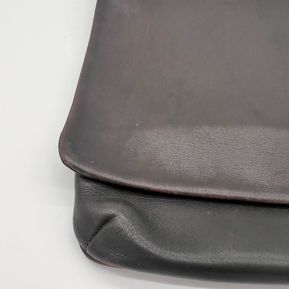 Y2K Coach Legacy Slim Messenger Bag E0P-9458 – Dark Chocolate Brown Leather - Picture 12 of 13
